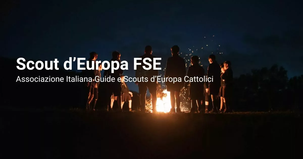 Pattuglie Nazionali Scolte E Rover FSE Scout